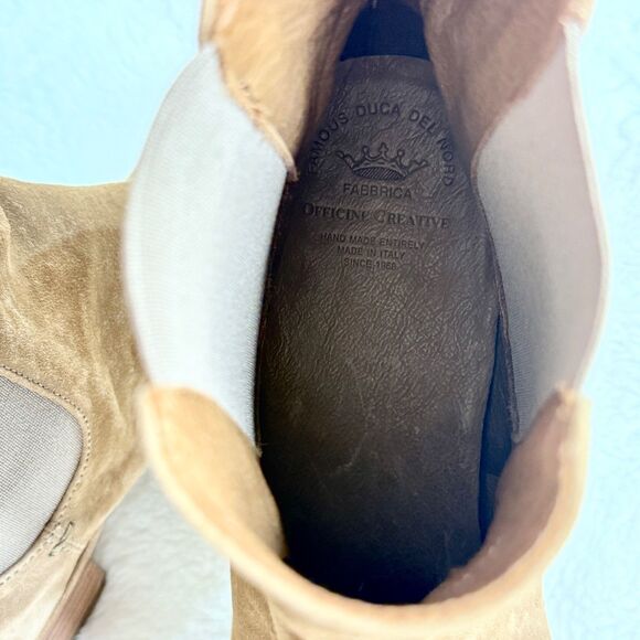 Officine Creative Seline Chelsea Boot Leather Shoes Luxury Footwear Tan Size 40 - Picture 6 of 8